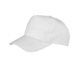 Result Boston 5 Panel Baseball Cap / White